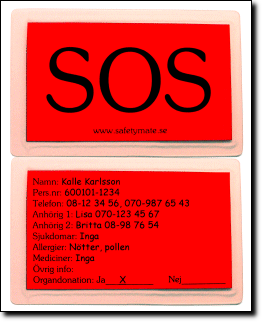 SOS-kortet
